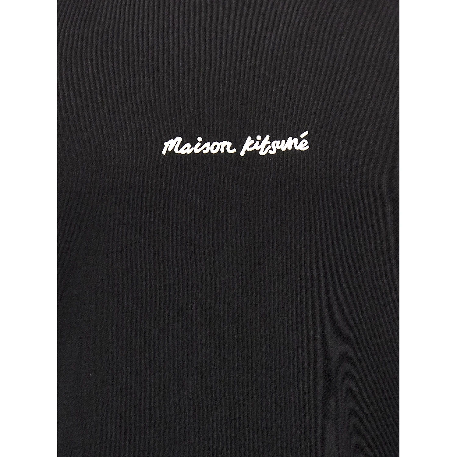 Black Cotton Sweatshirt