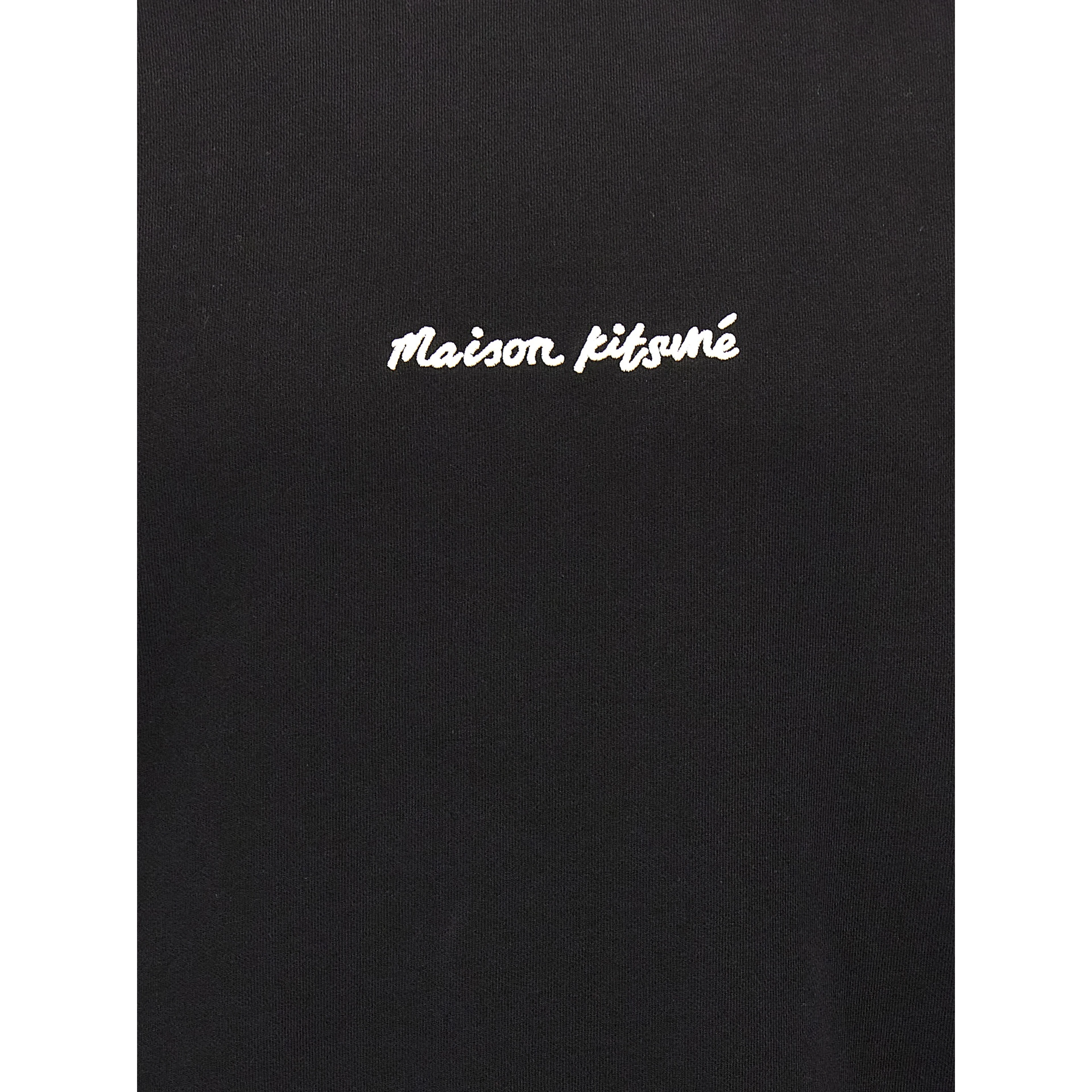 Black Cotton Sweatshirt