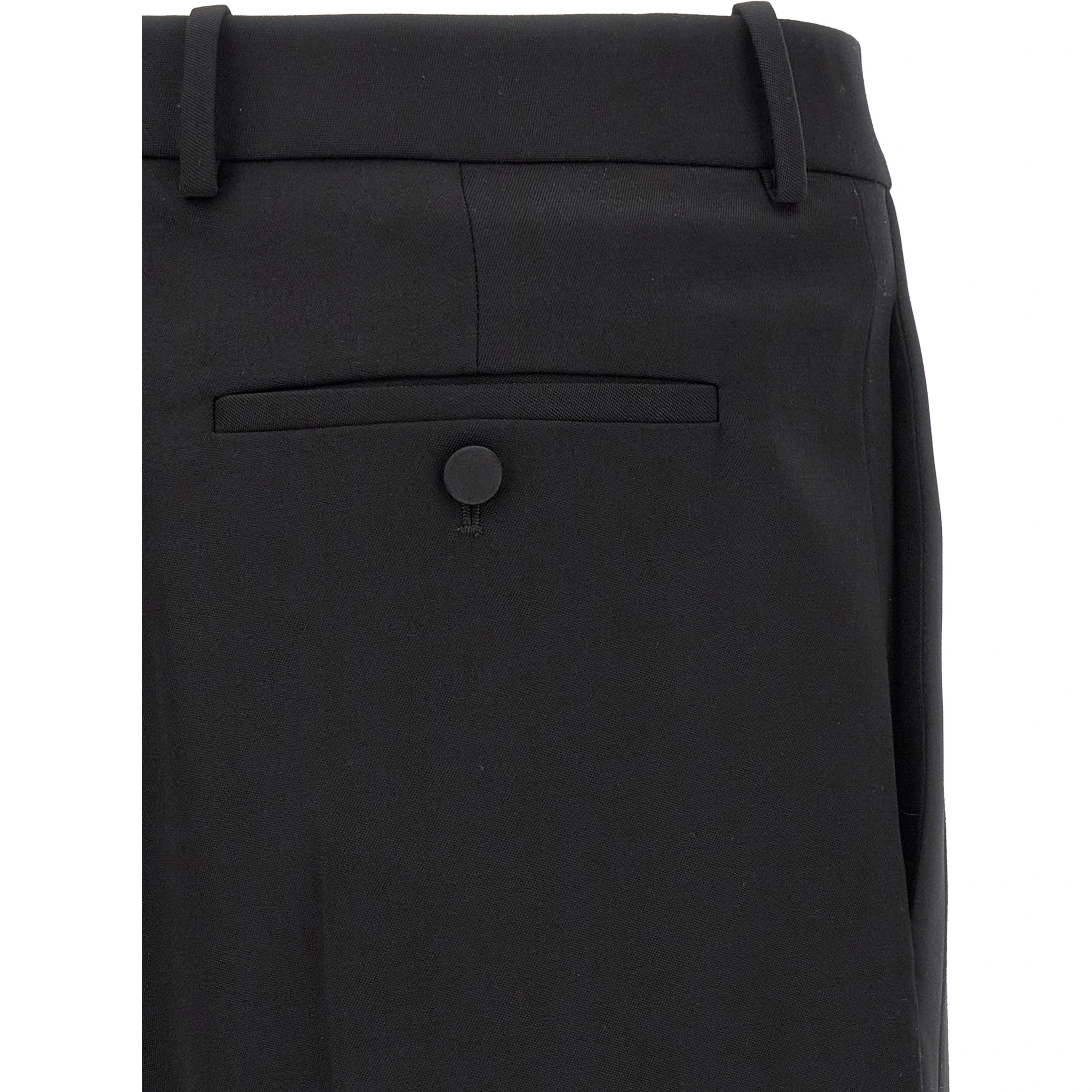 Black Wool Dress Pants