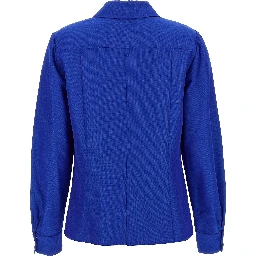 Blue Cotton Blouse