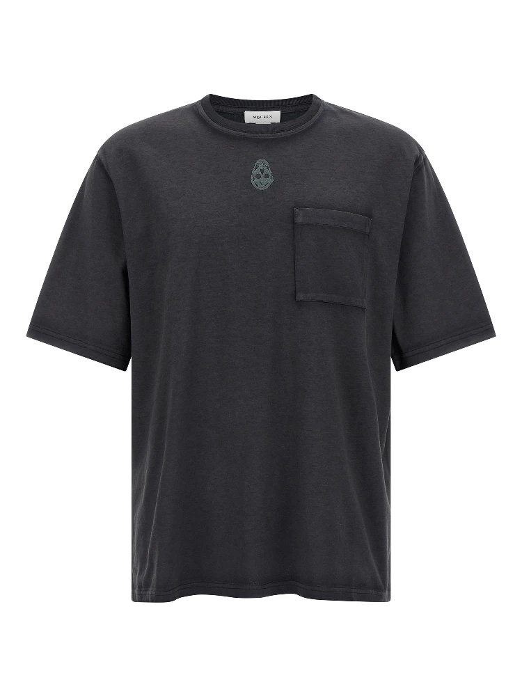 Black Cotton T-Shirt