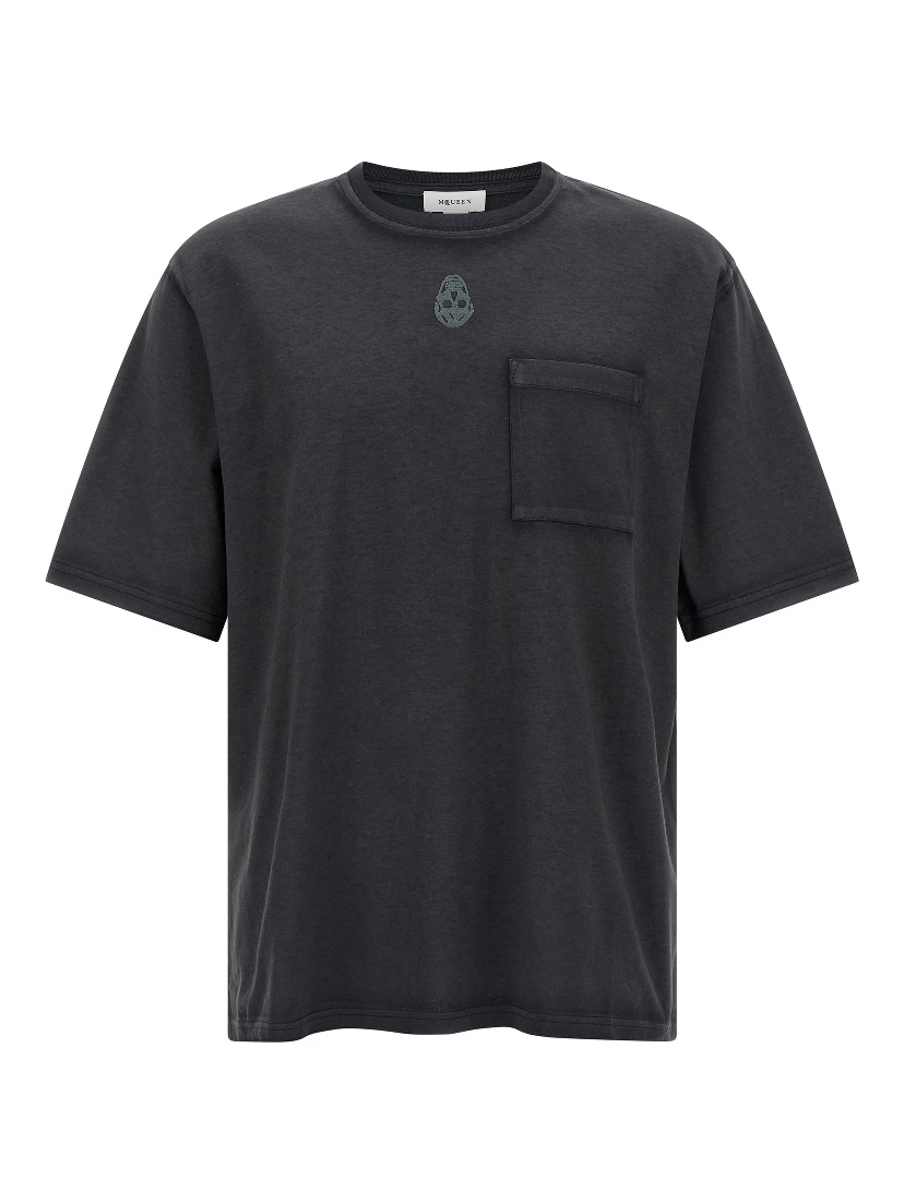 Black Cotton T-Shirt