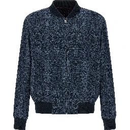 Blue Cotton Bomber