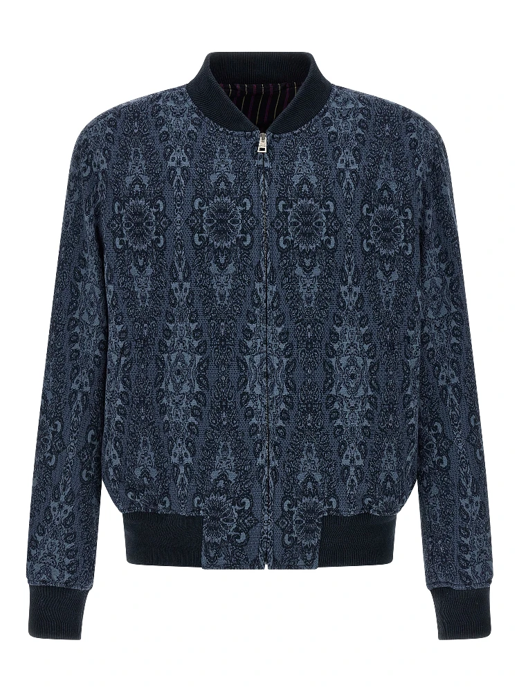 Blue Cotton Bomber