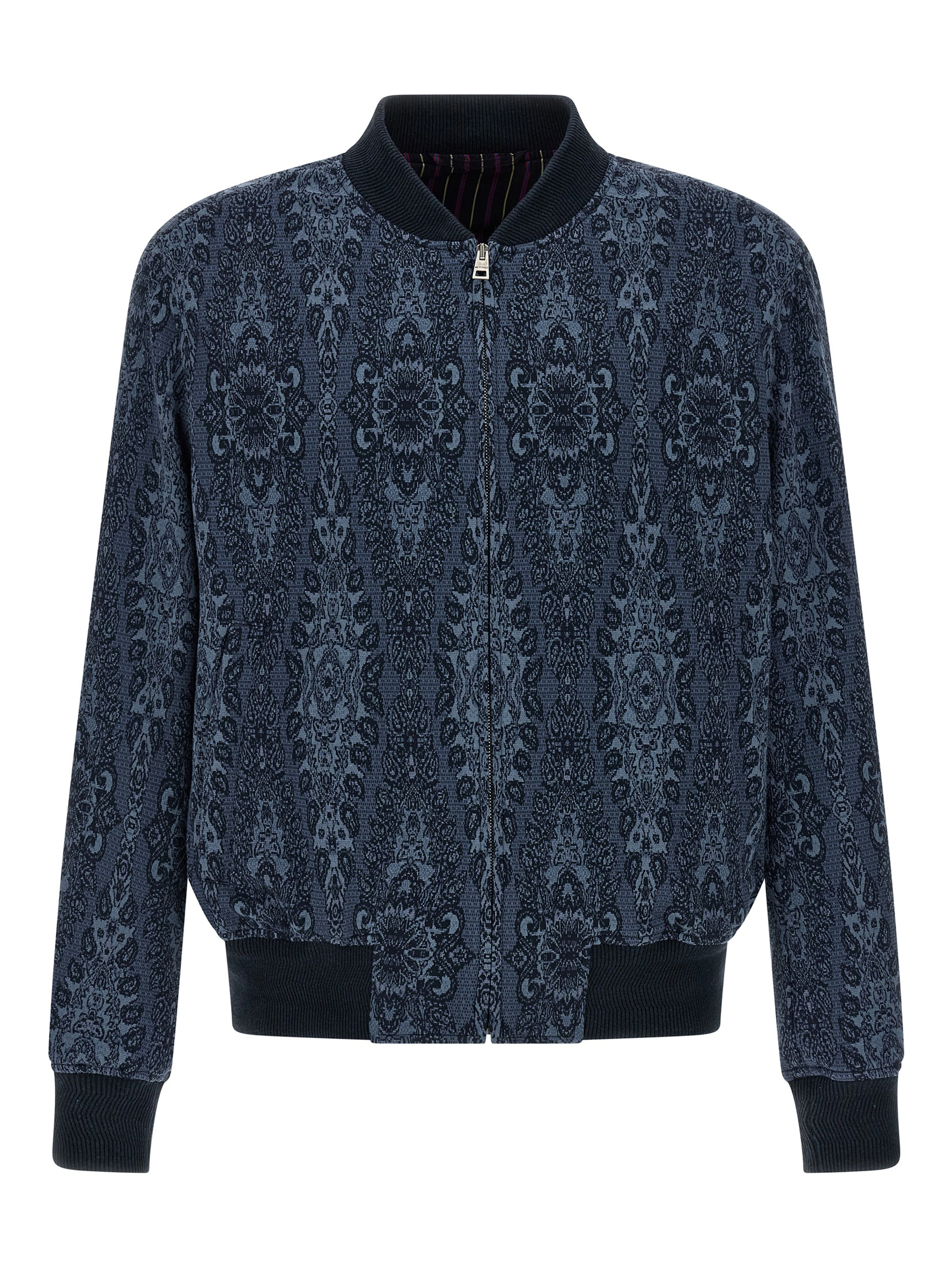 Blue Cotton Bomber