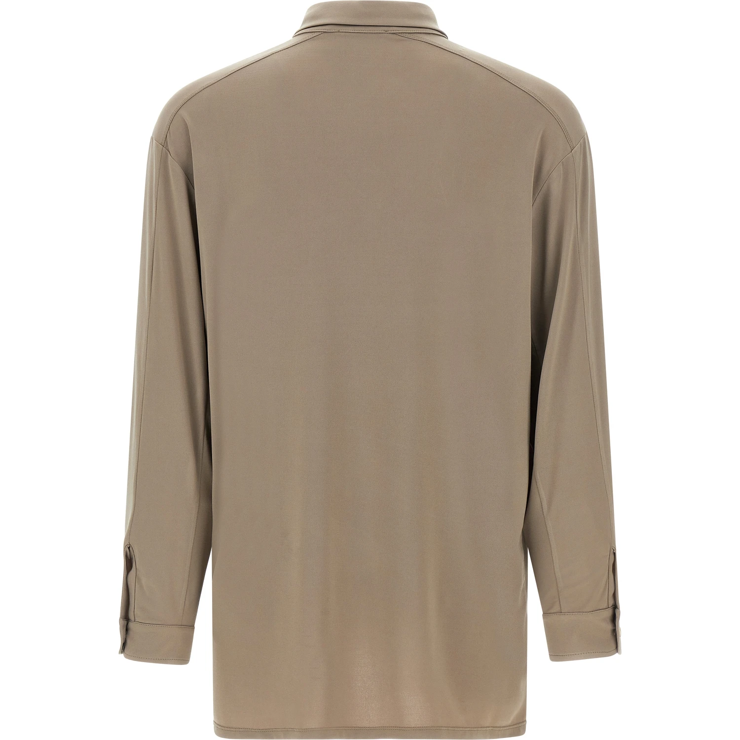 Gray Polyester Blouse