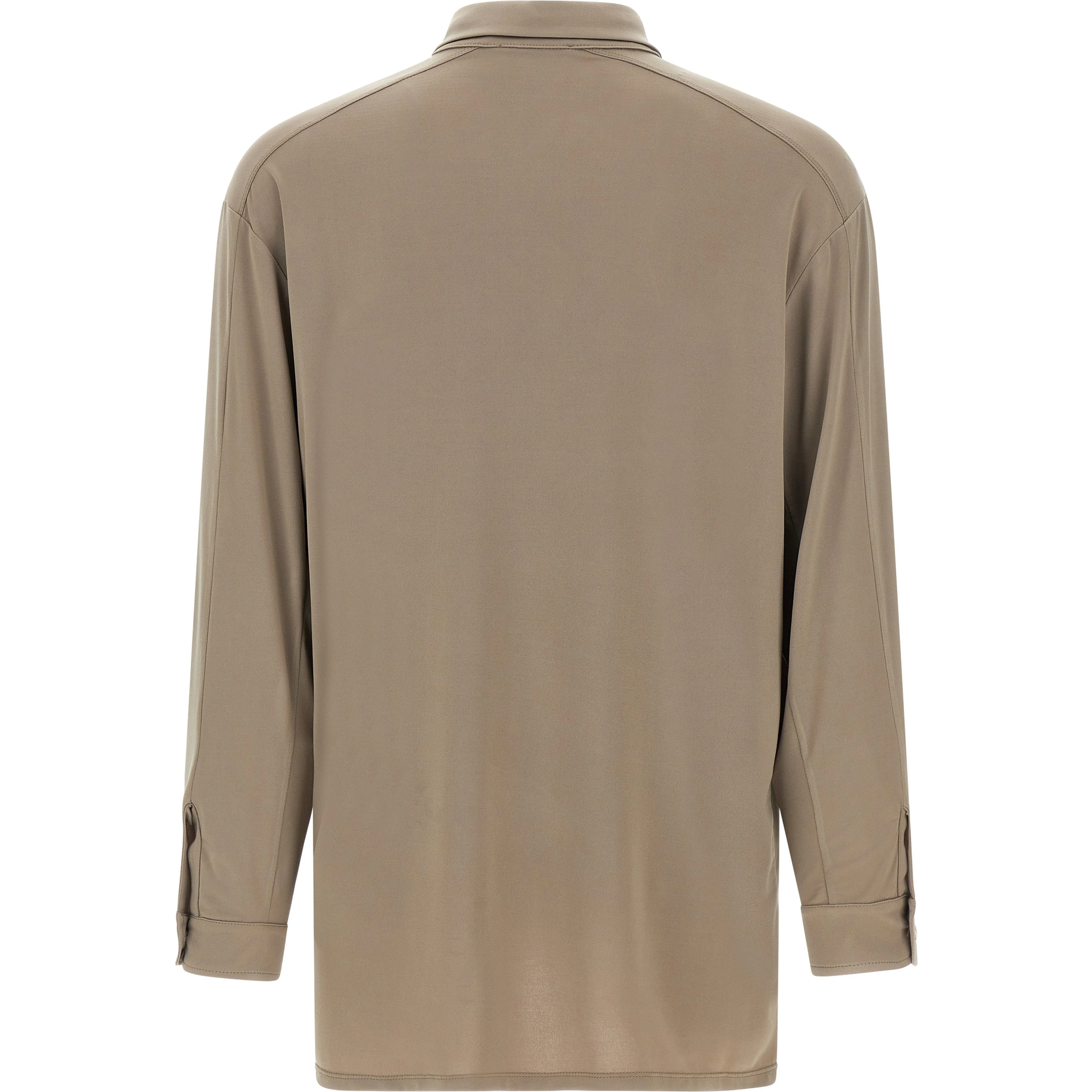 Gray Polyester Blouse