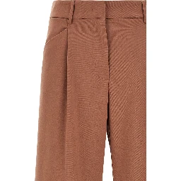 Multicolor Polyester Dress Pants
