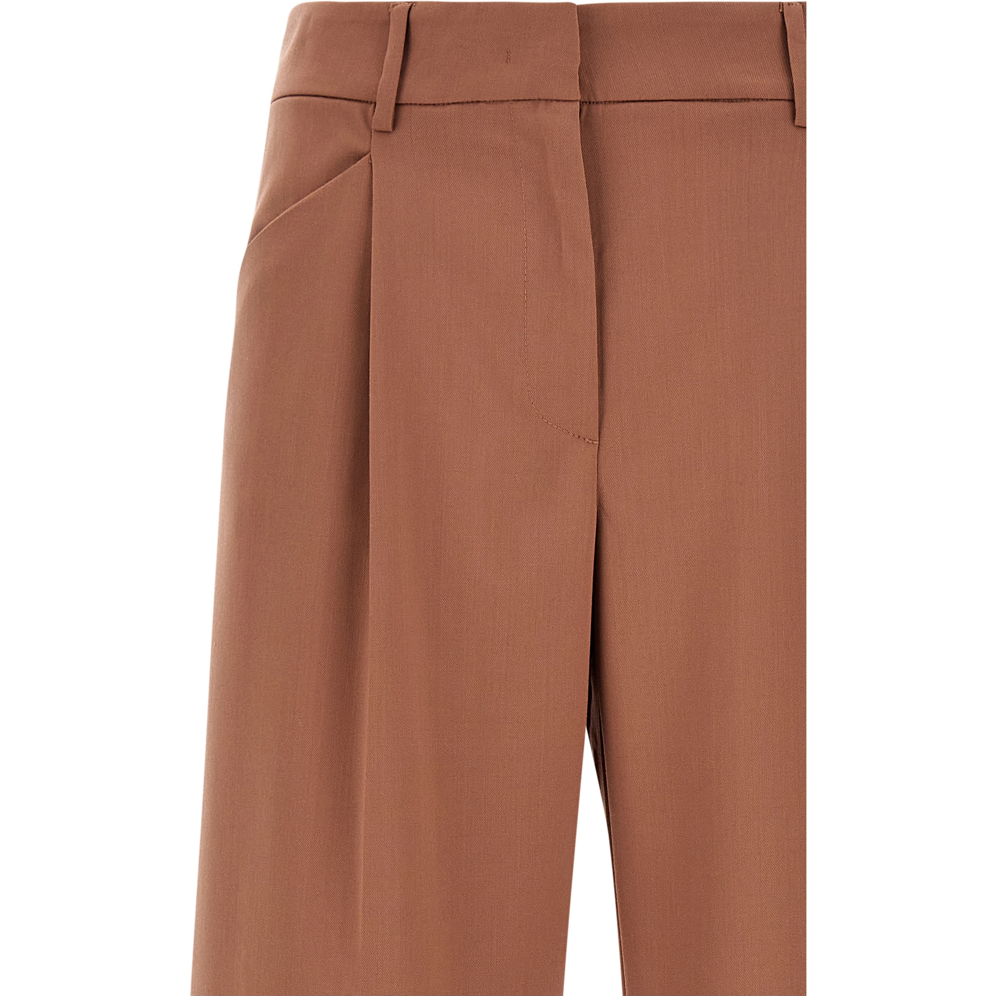 Multicolor Polyester Dress Pants
