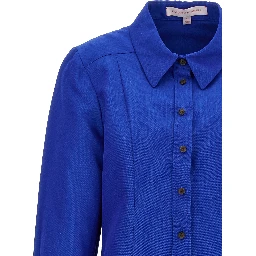 Blue Cotton Blouse
