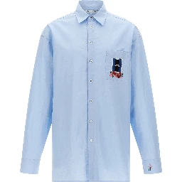 Blue Linen Blouse