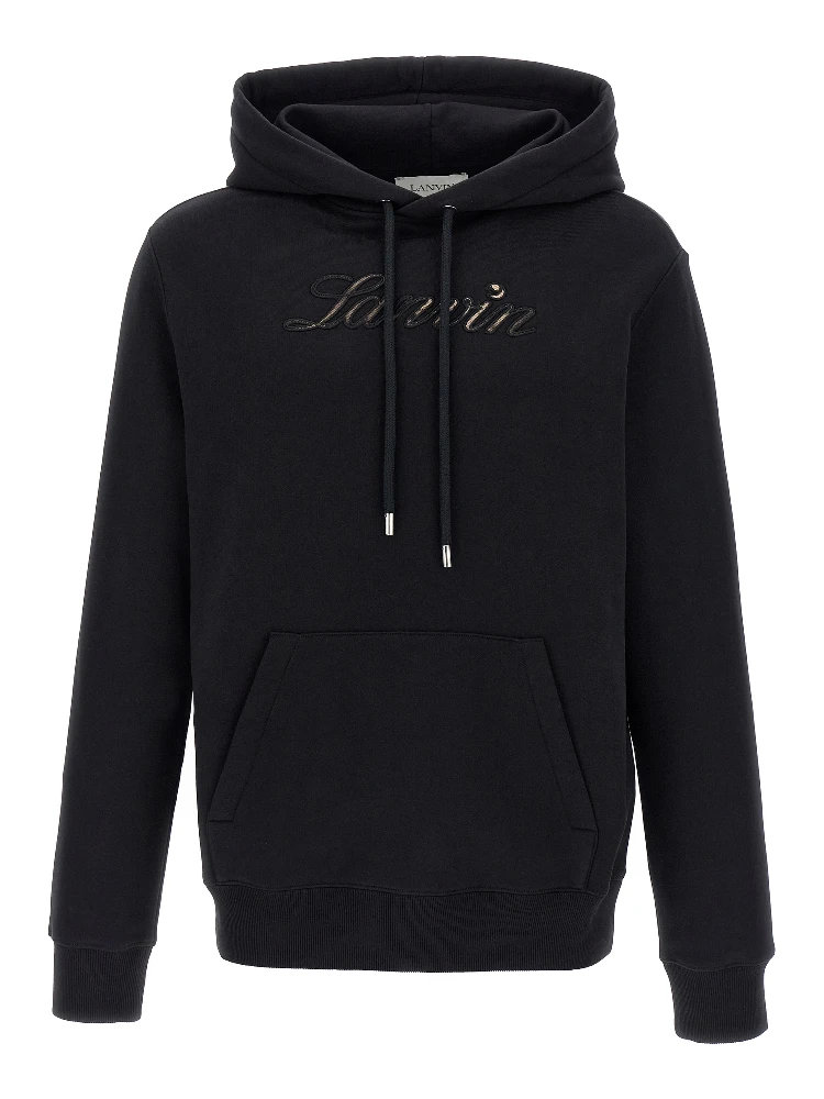 Black Cotton Sweatshirt