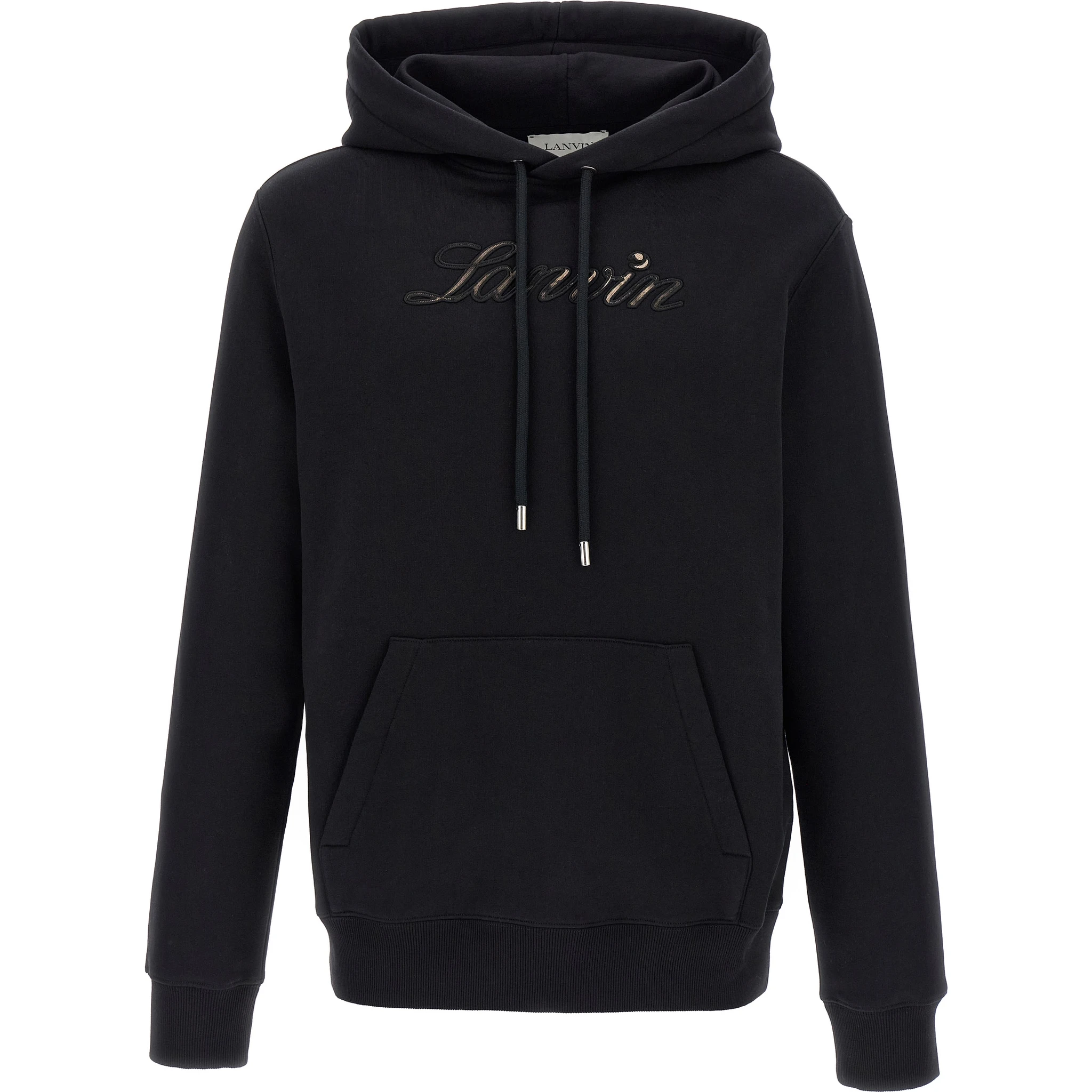 Black Cotton Sweatshirt