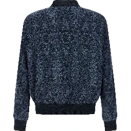 Blue Cotton Bomber