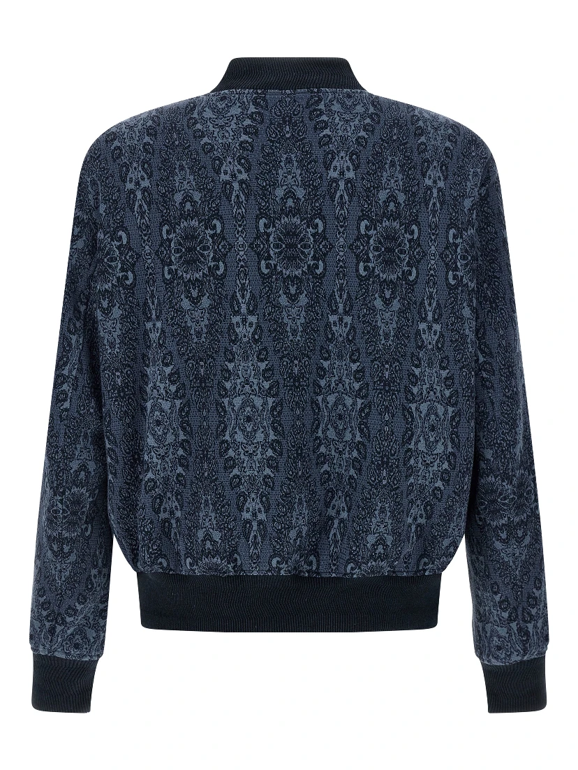 Blue Cotton Bomber
