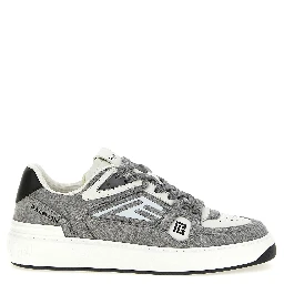 Multicolor Polyester Athletic Sneakers