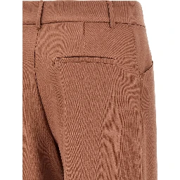 Multicolor Polyester Dress Pants