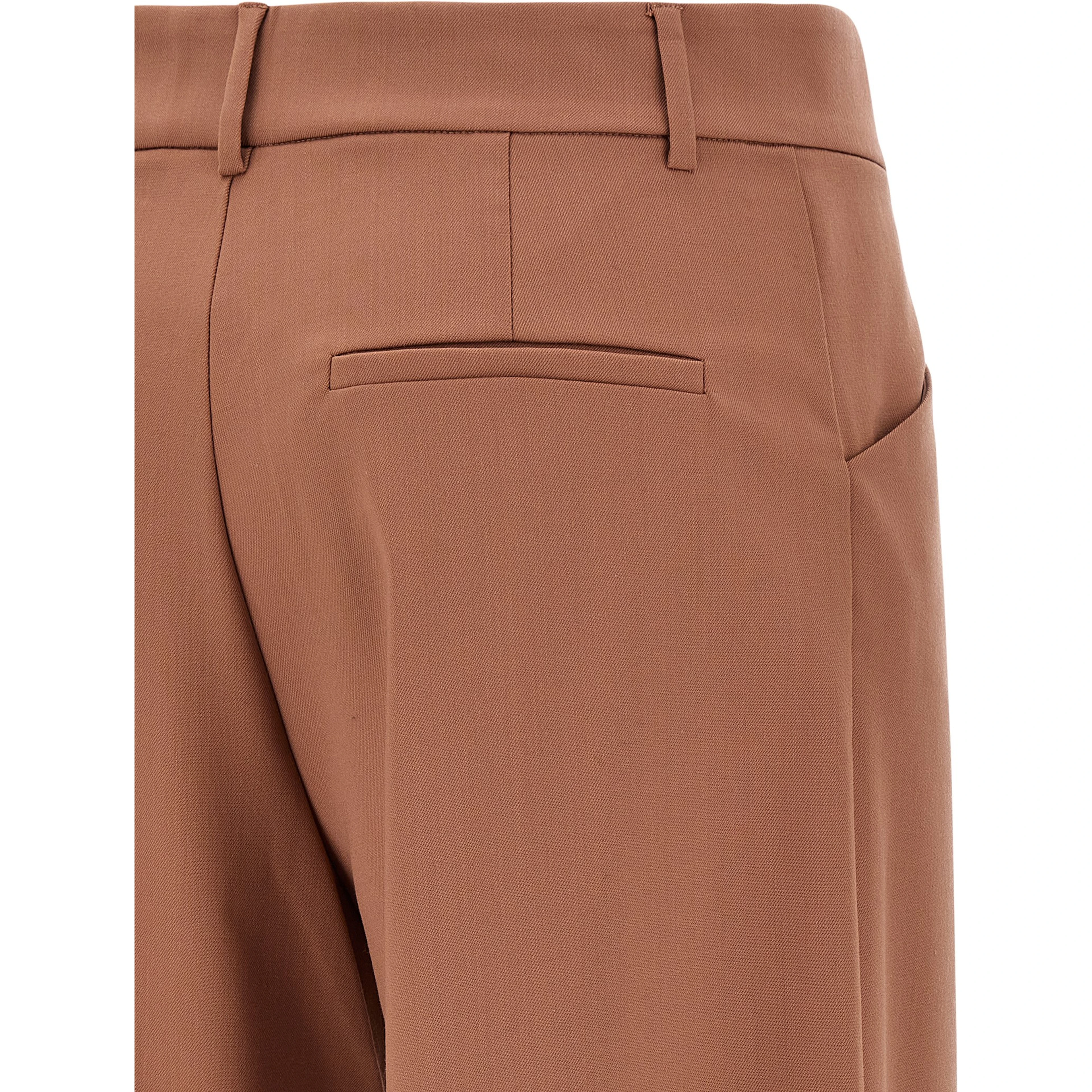 Multicolor Polyester Dress Pants