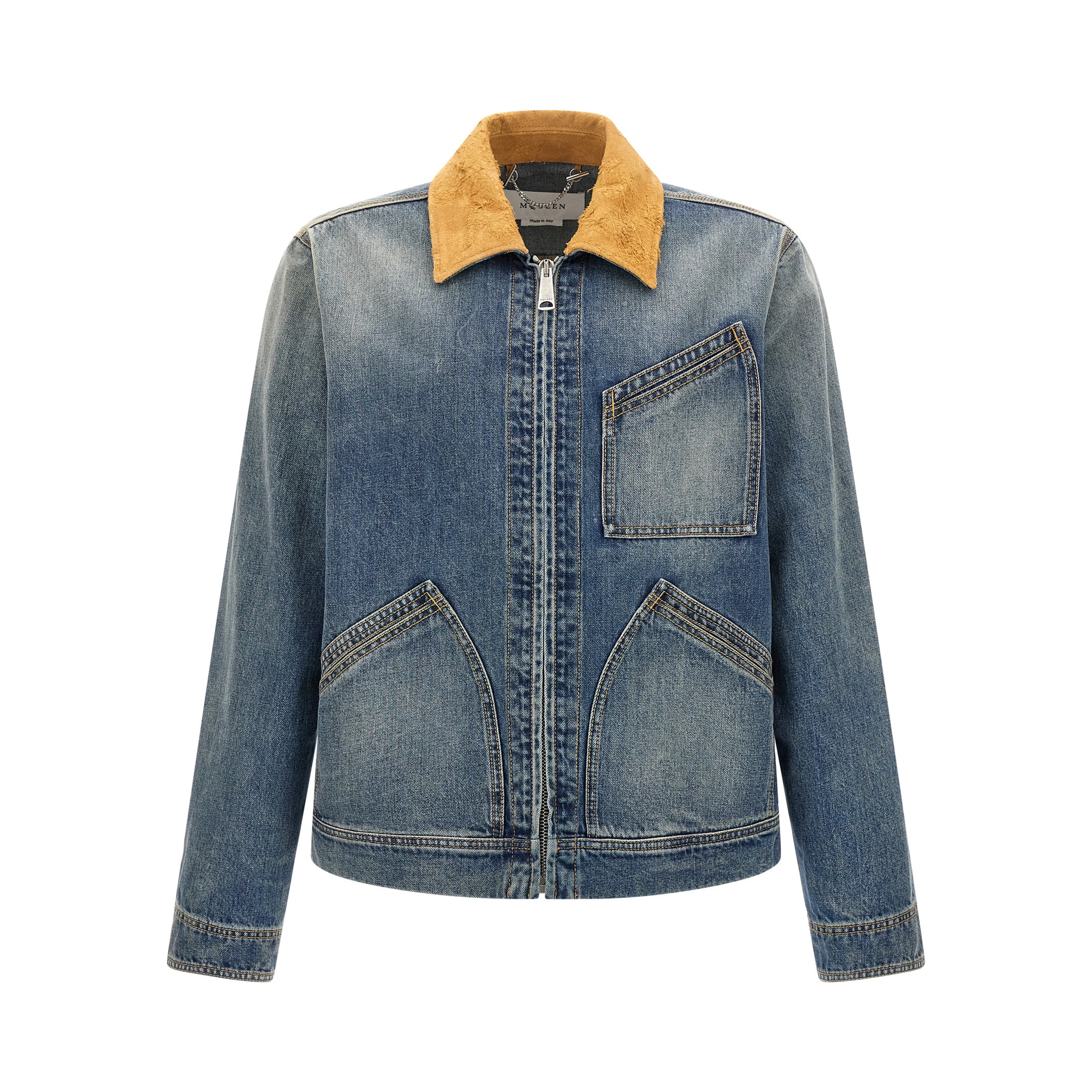 Blue Cotton Denim Jacket