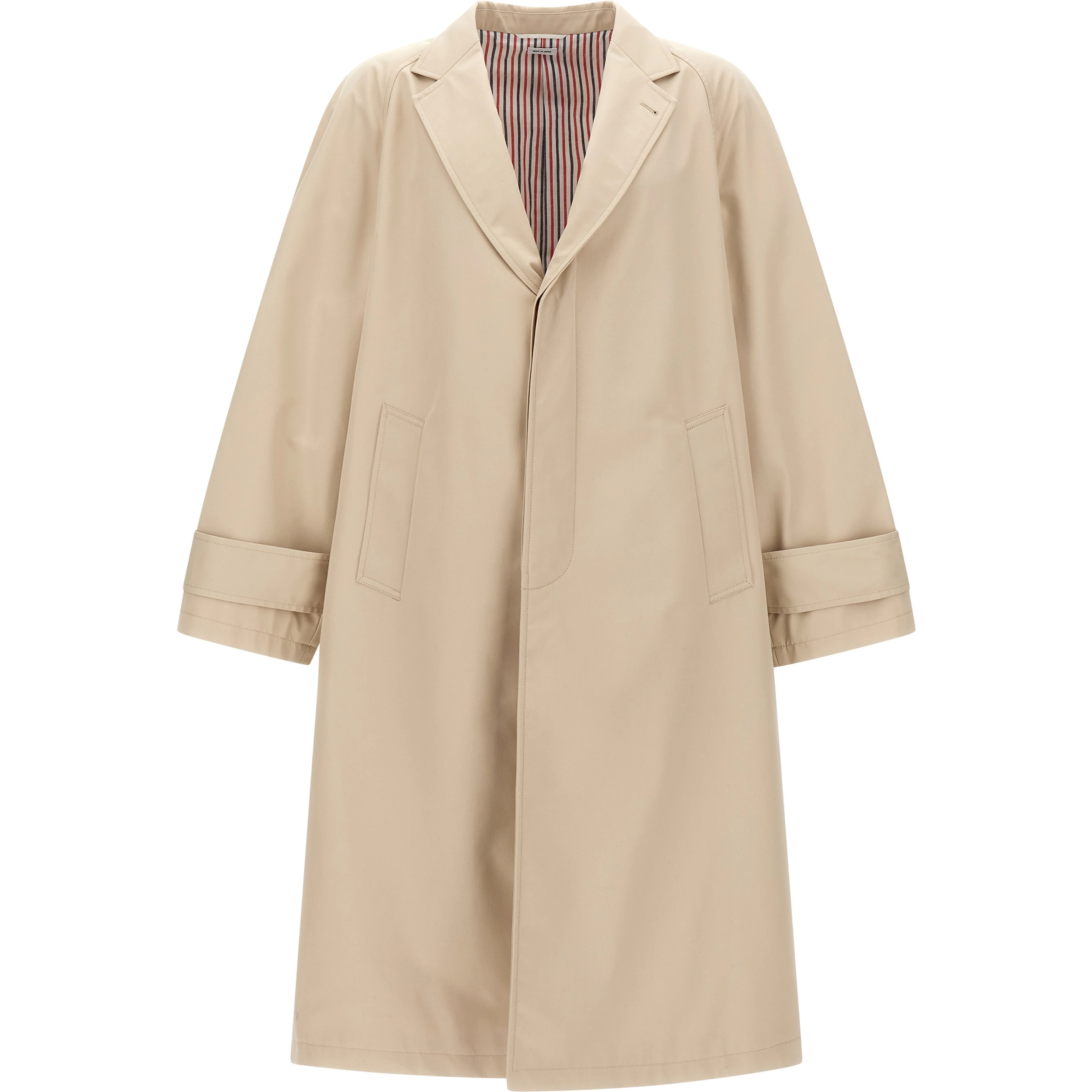 Beige Polyester Coat