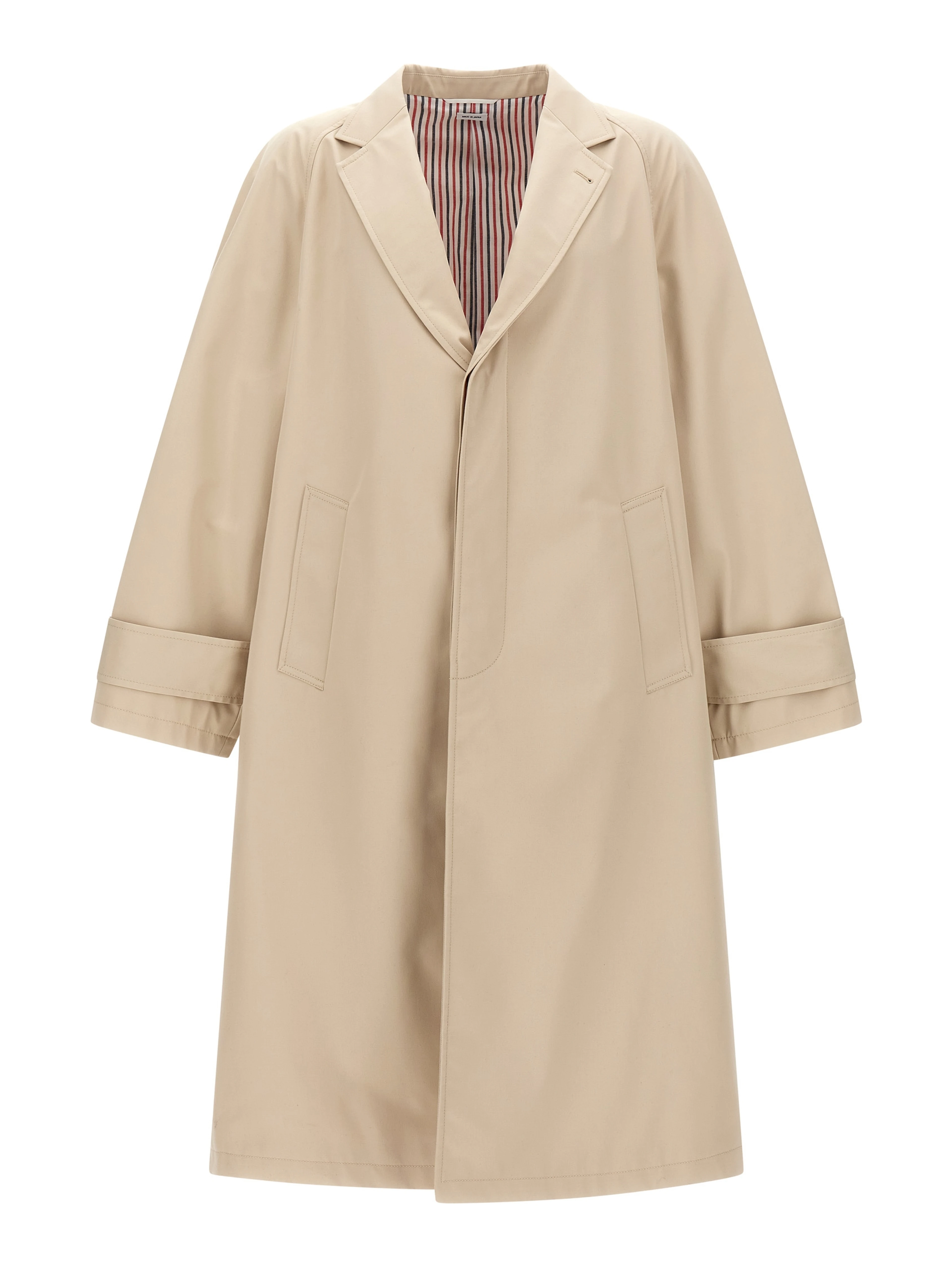 Beige Polyester Coat