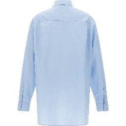 Blue Linen Blouse