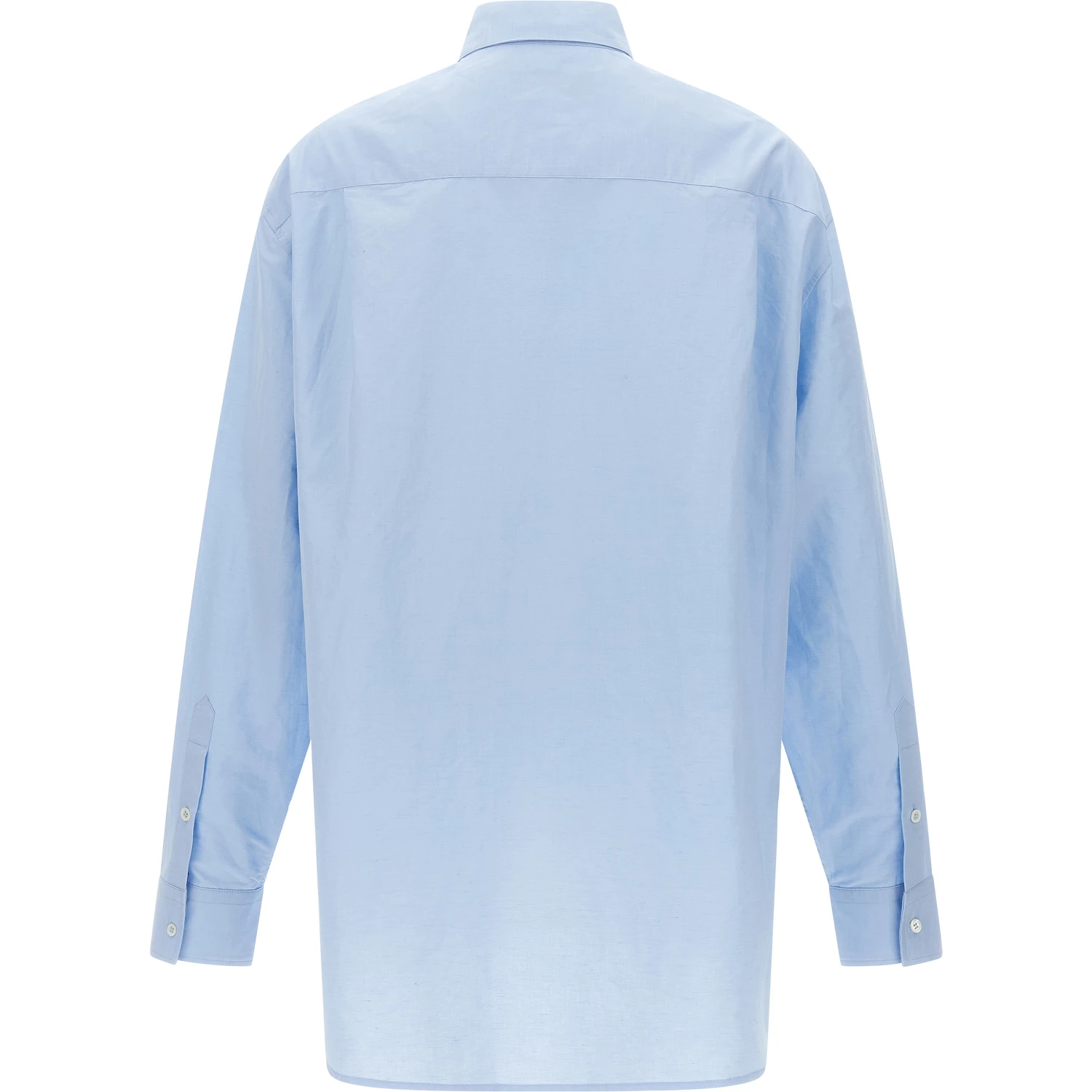 Blue Linen Blouse