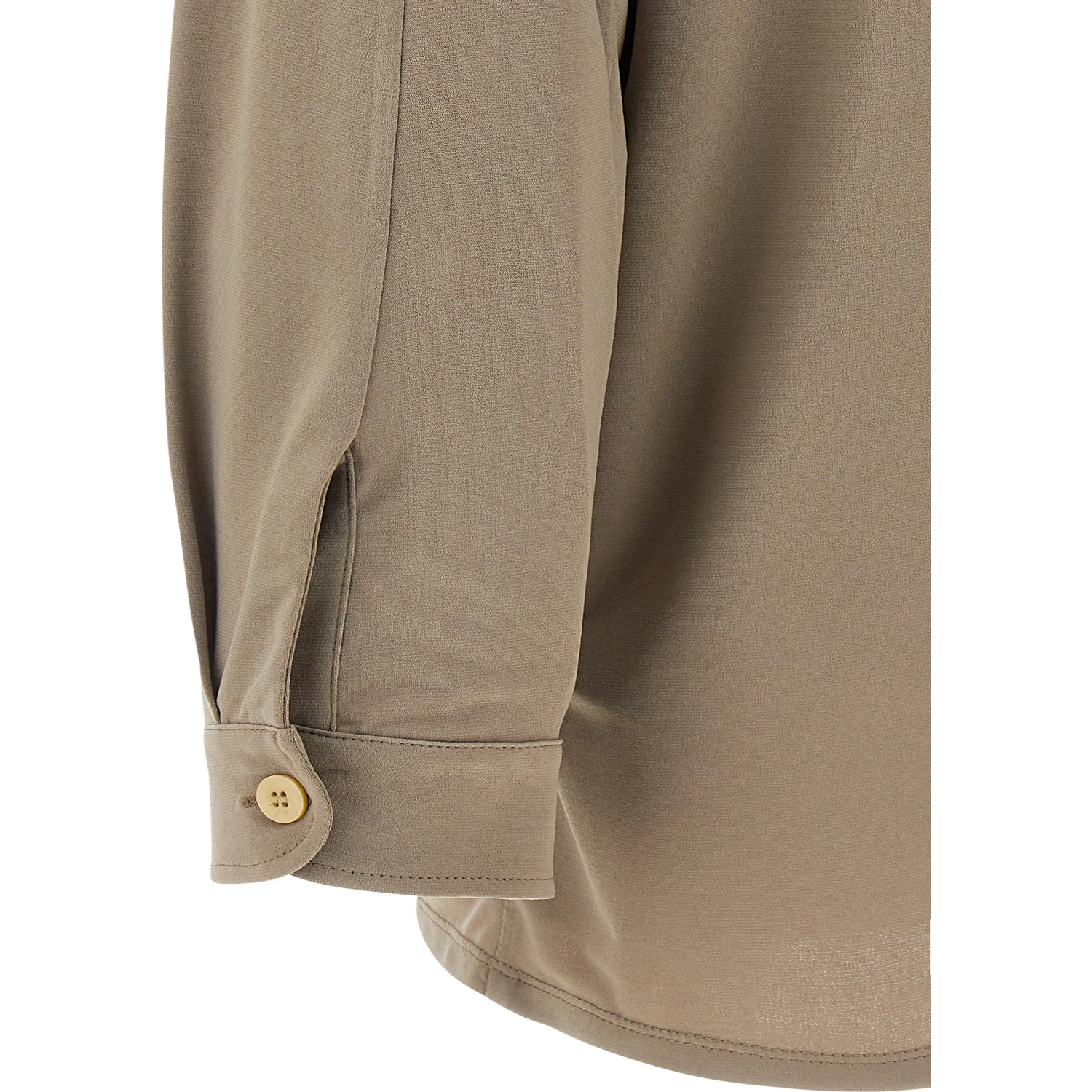Gray Polyester Blouse