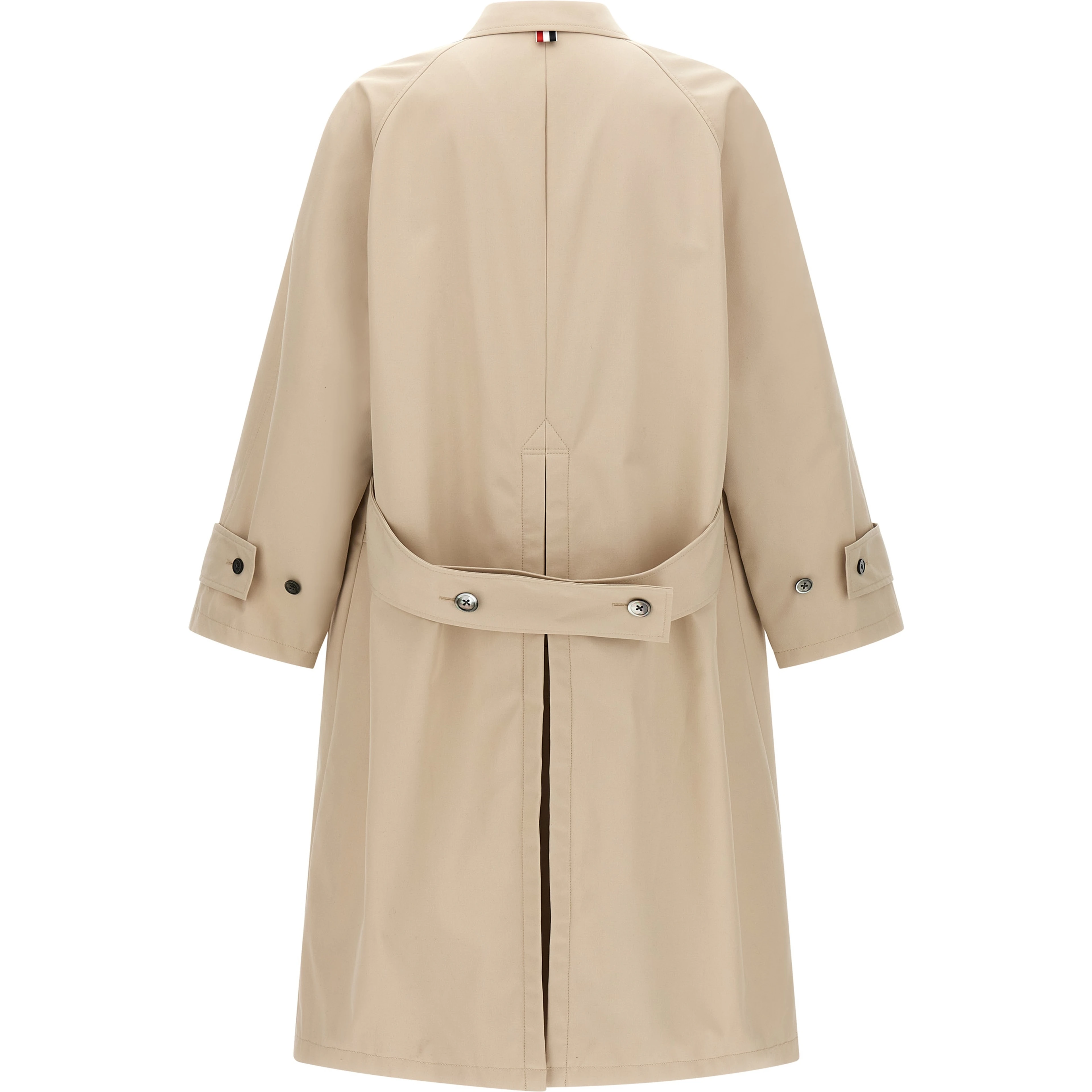 Beige Polyester Coat