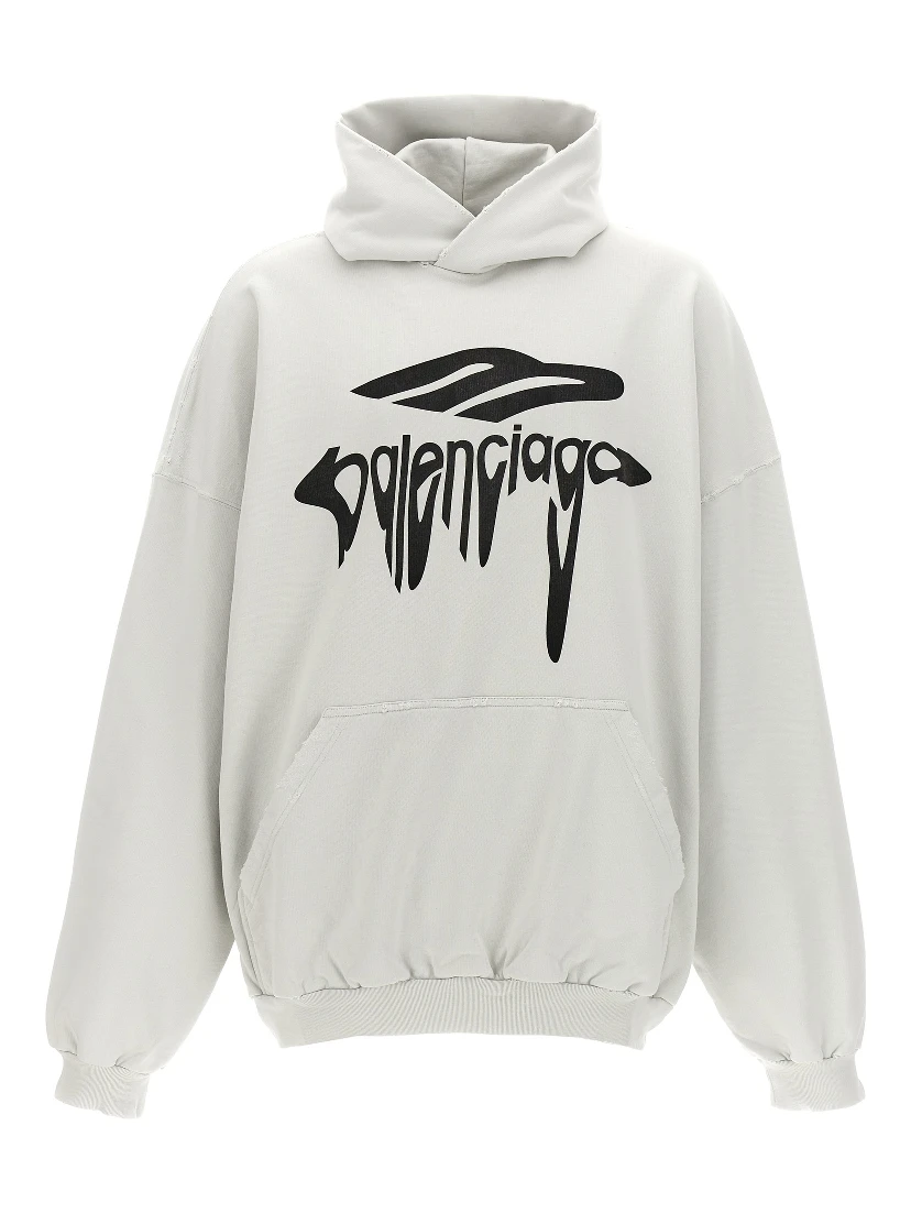 White Cotton Sweatshirt