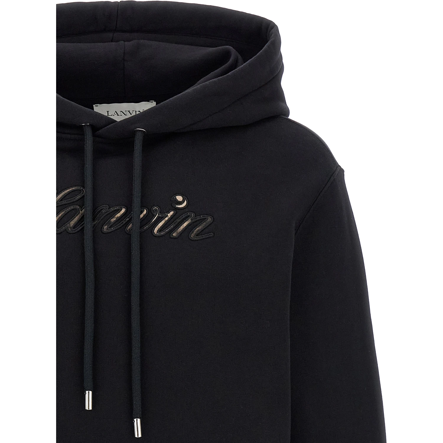Black Cotton Sweatshirt