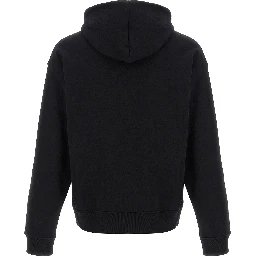 Black Cotton Sweatshirt