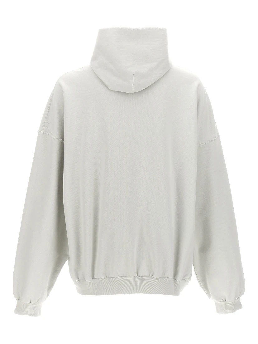 White Cotton Sweatshirt