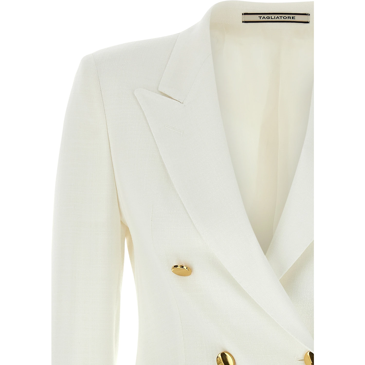 White Viscose Blazer