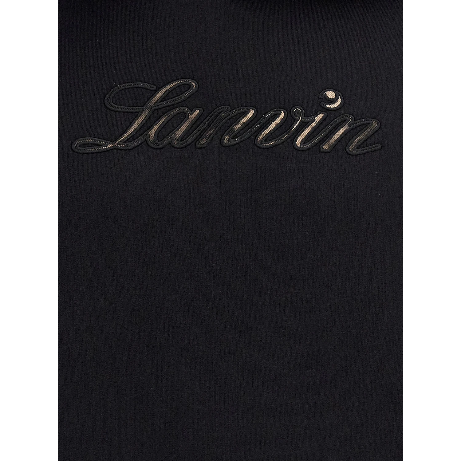 Black Cotton Sweatshirt