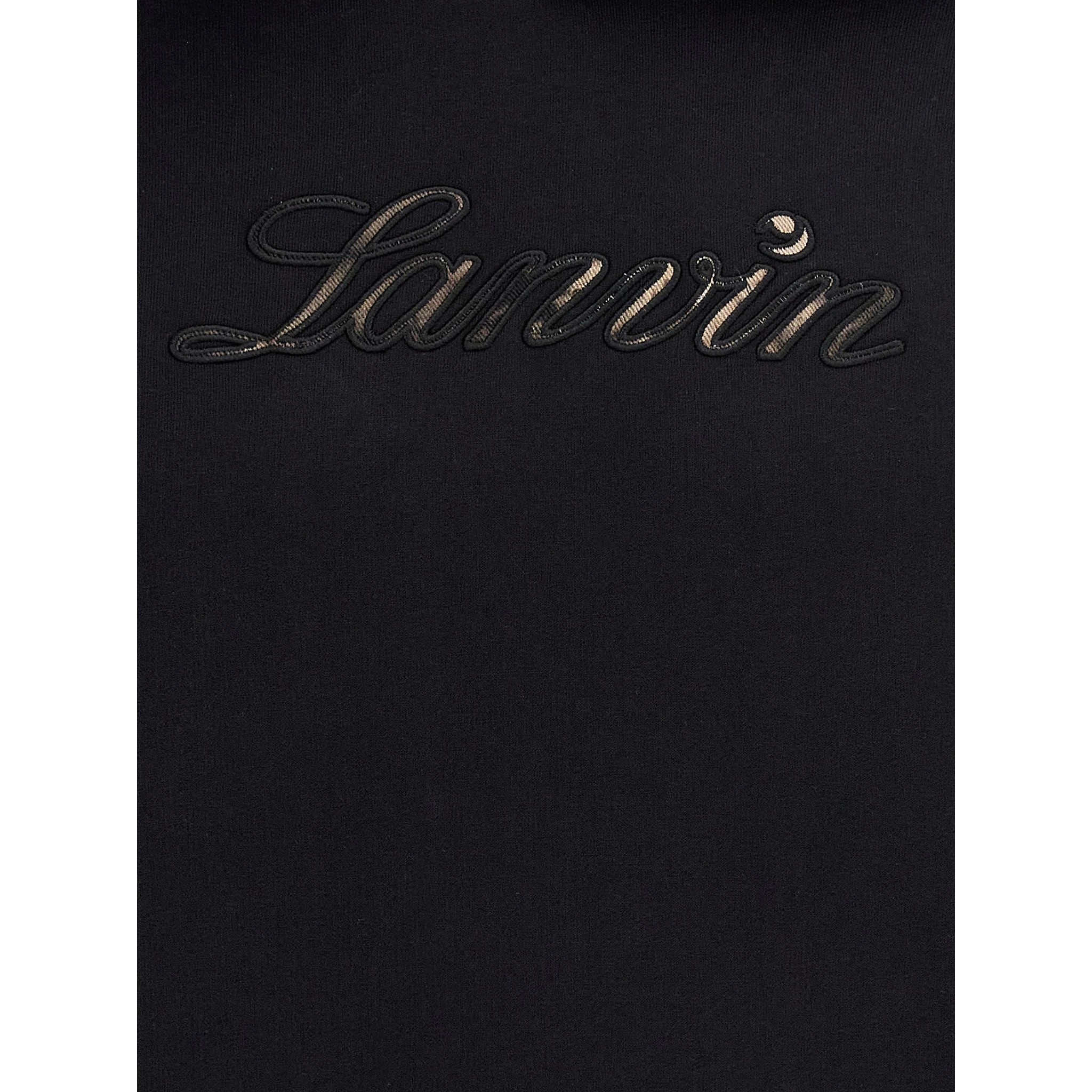 Black Cotton Sweatshirt