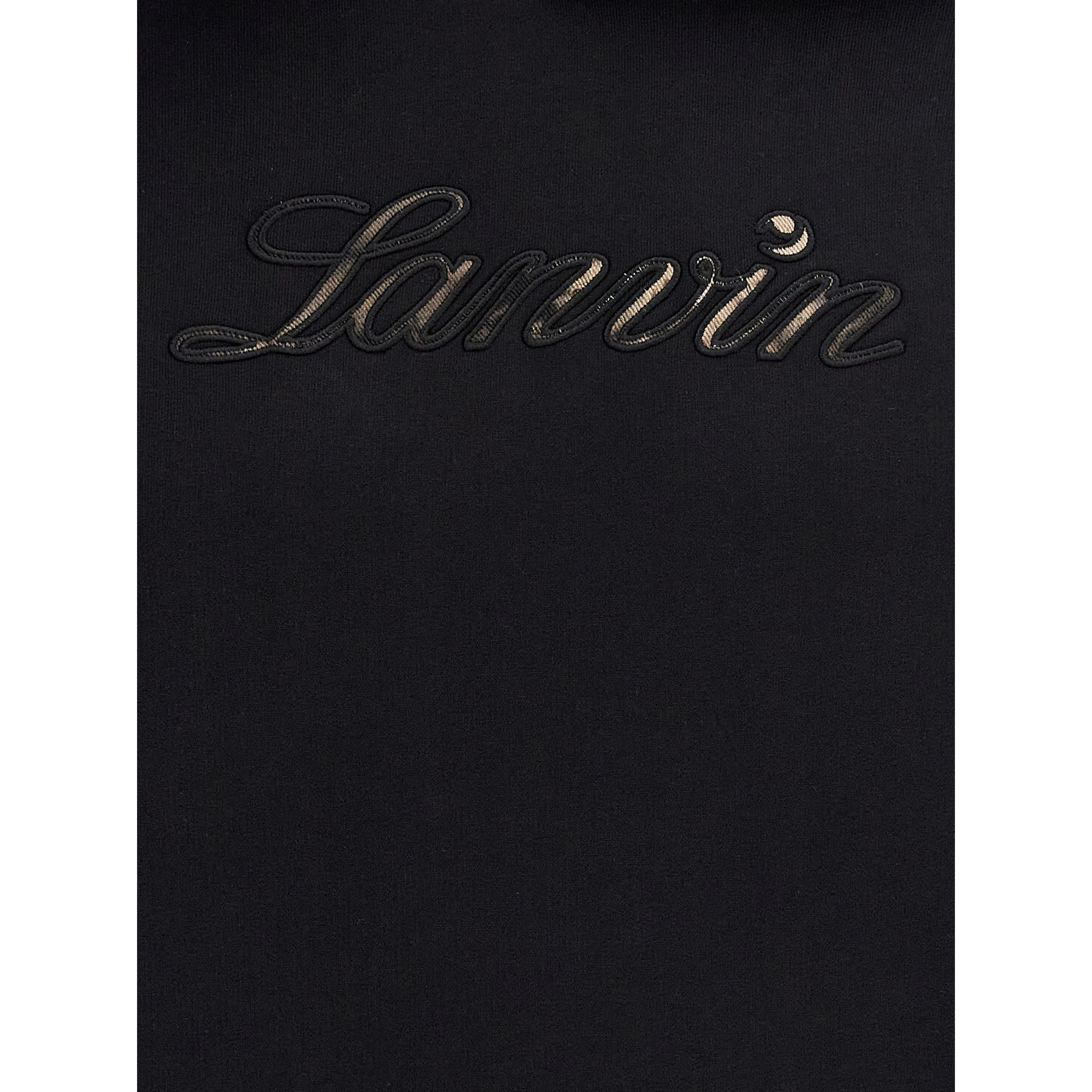 Black Cotton Sweatshirt