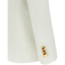 White Viscose Blazer