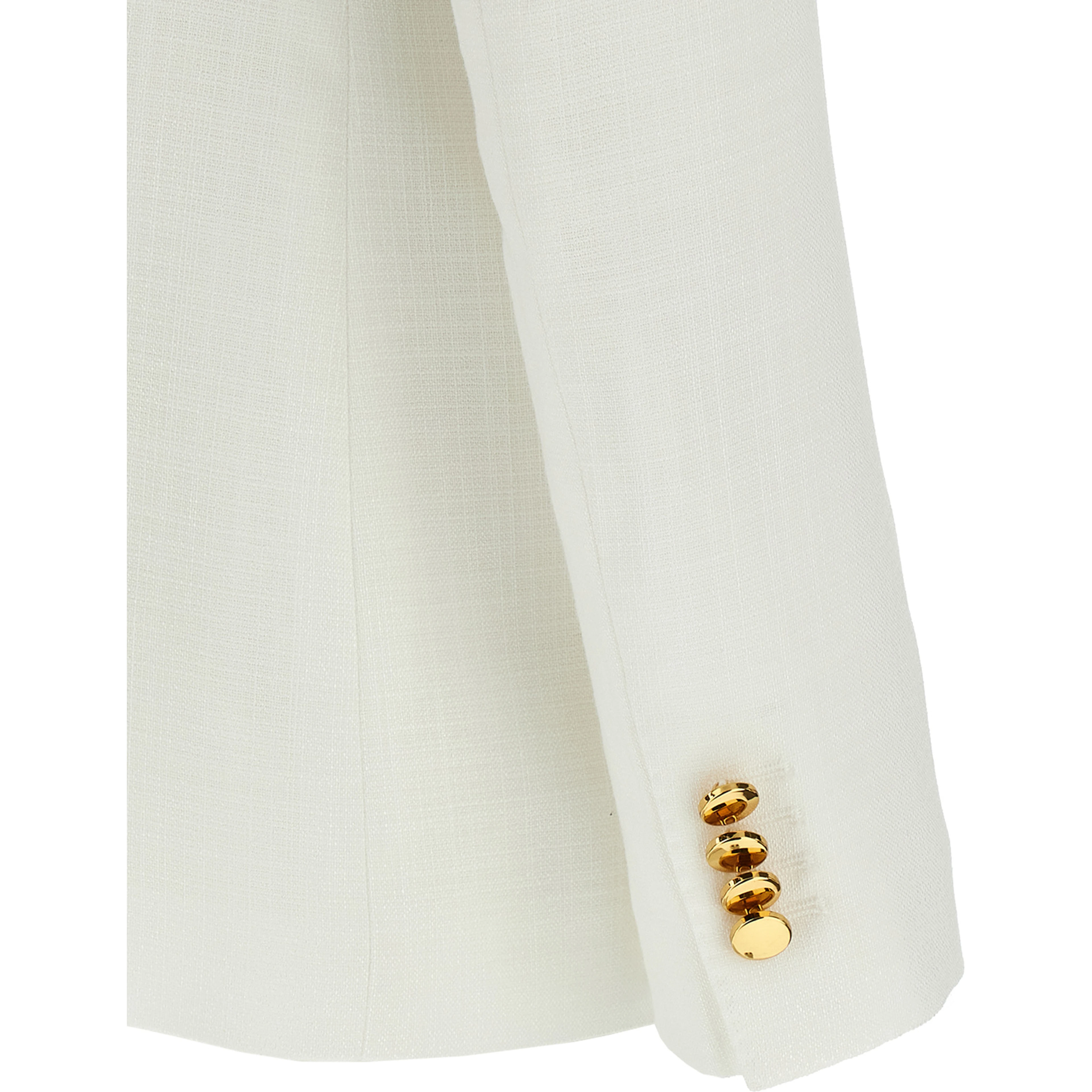 White Viscose Blazer