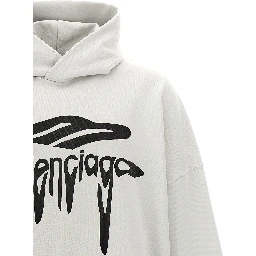 White Cotton Sweatshirt