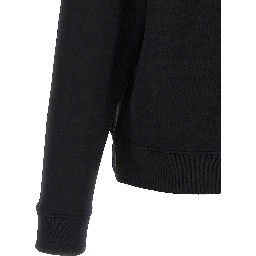 Black Cotton Sweatshirt