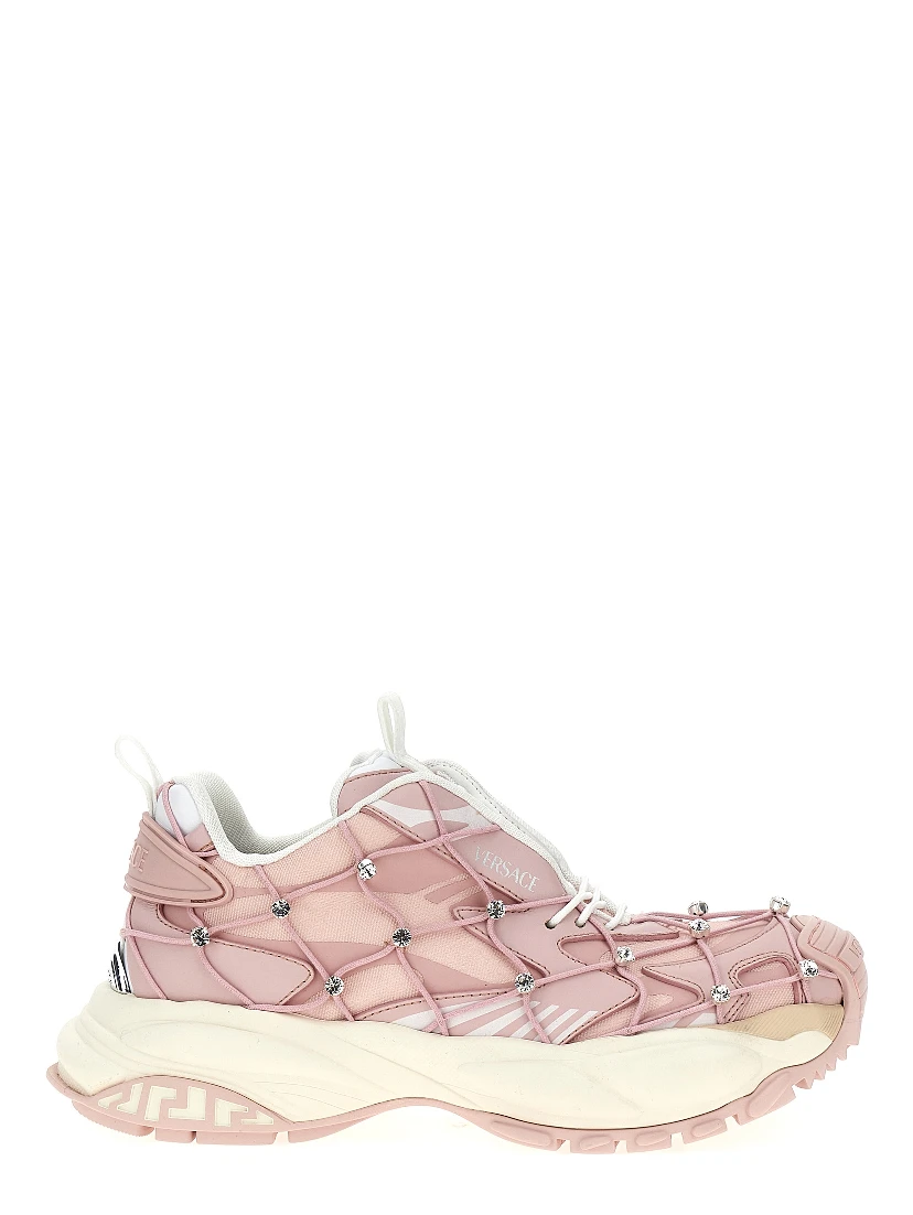 Multicolor Polyester Athletic Sneakers