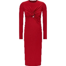 Multicolor Viscose Midi Dress