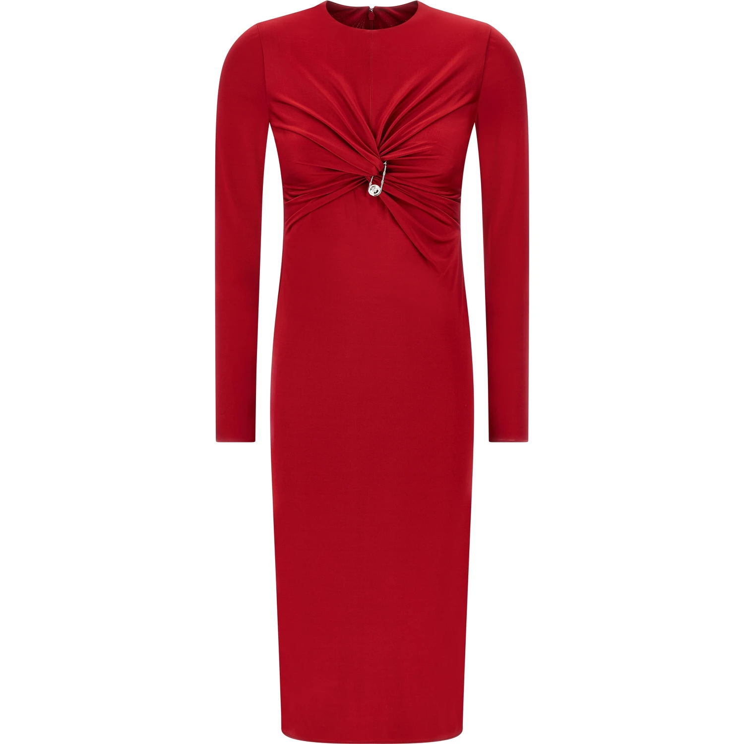 Multicolor Viscose Midi Dress