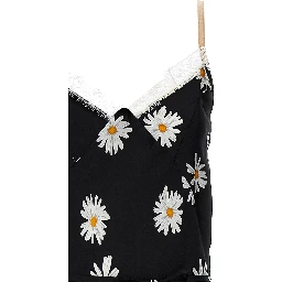 Black Silk Midi Dress