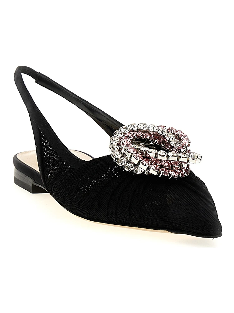 Black Polyamide Ballet Flats alternative
