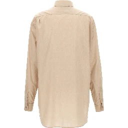Beige Cotton Blouse