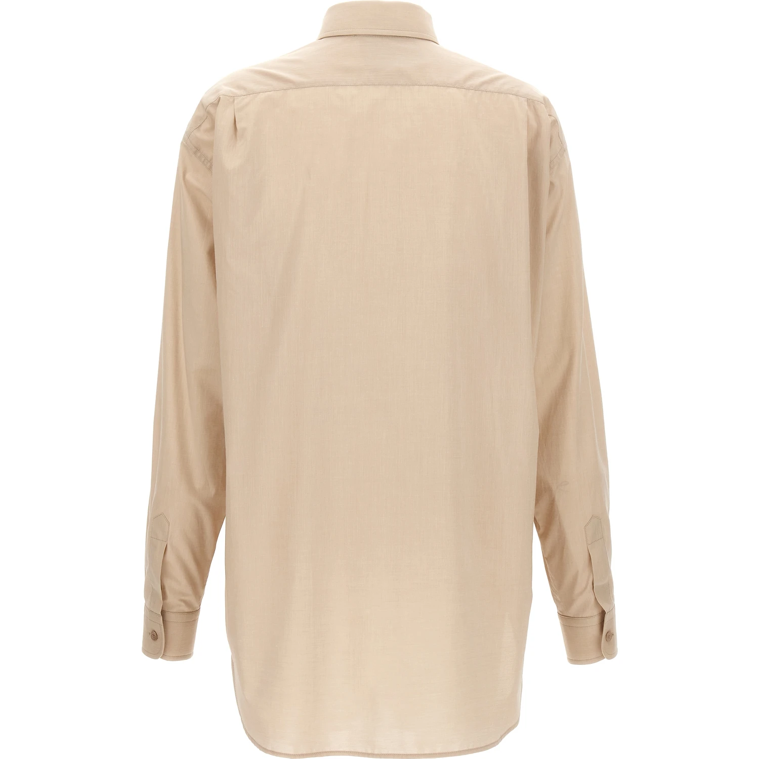 Beige Cotton Blouse