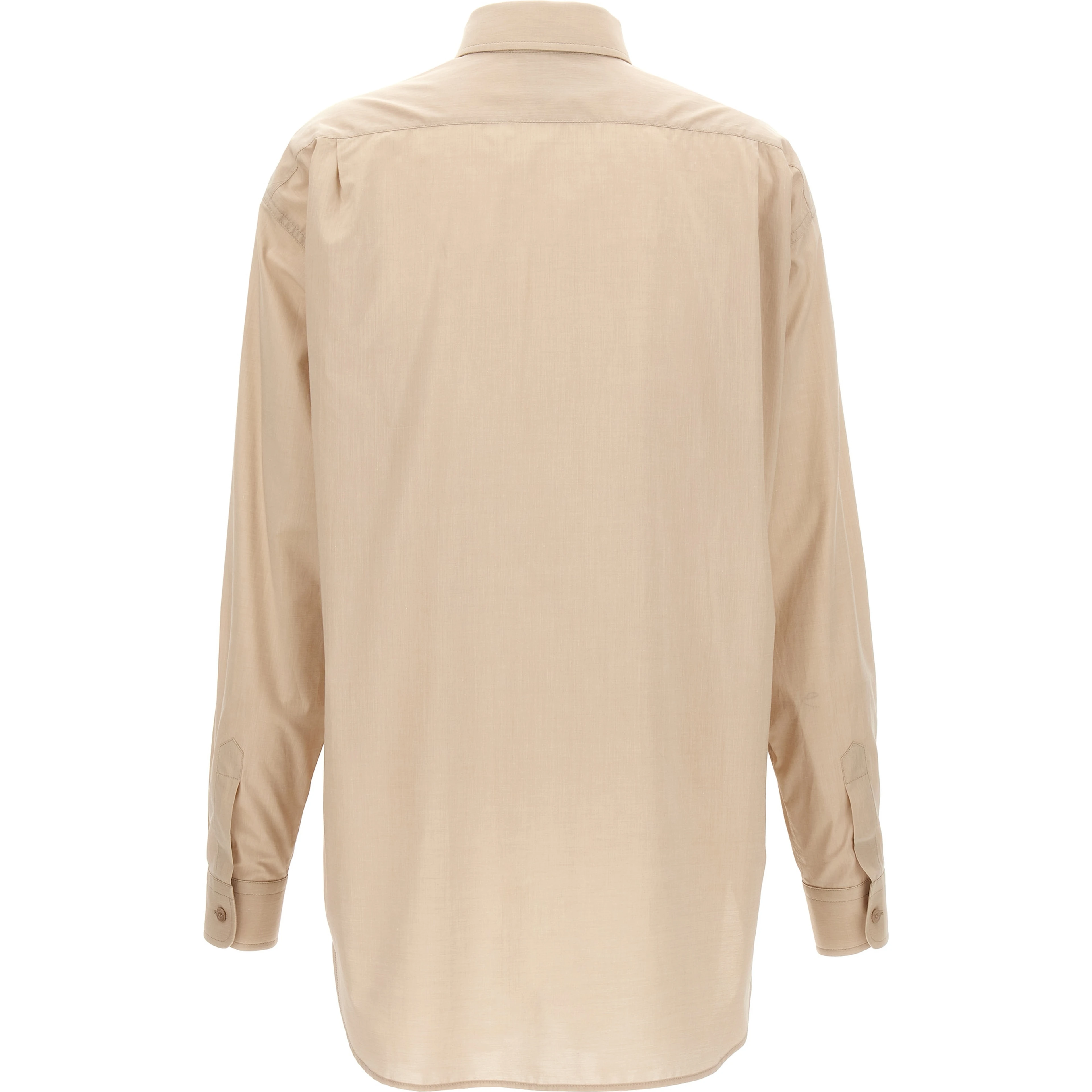 Beige Cotton Blouse