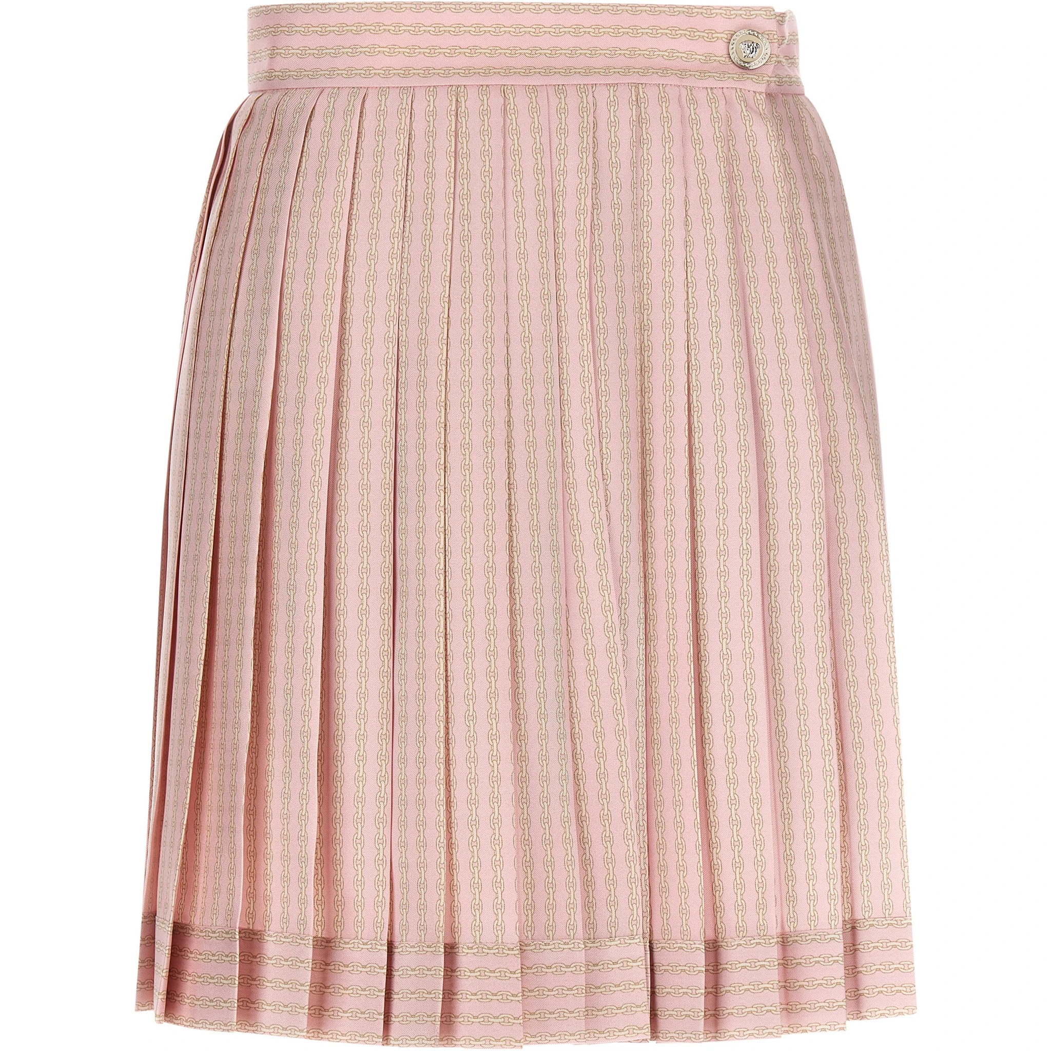 Multicolor Silk Long Skirt